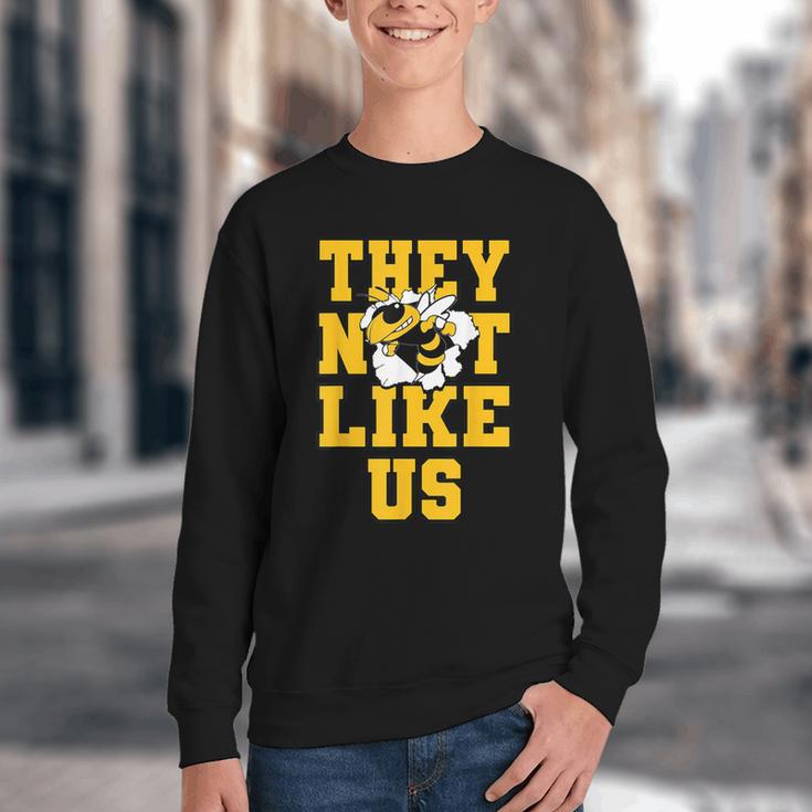 Not Like Hornets Back To School Spirit GY Youth Crewneck Sweatshirt Not Like Hornets Back To School Spirit GY Youth Crewneck Sweatshirt
