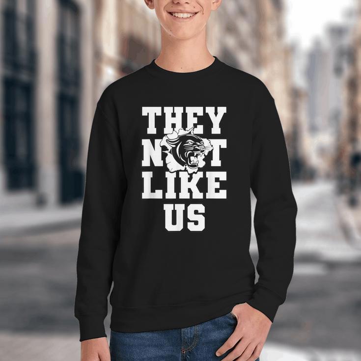 Not Like Panthers Back To School Spirit Youth Crewneck Sweatshirt Not Like Panthers Back To School Spirit Youth Crewneck Sweatshirt
