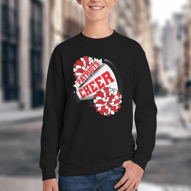 Patriots Cheer Back To School Cheerleading Spirit R Youth Crewneck Sweatshirt Patriots Cheer Back To School Cheerleading Spirit R Youth Crewneck Sweatshirt