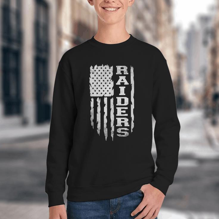 Retro Raiders Back To School Team Spirit For Men Women Kids Youth Crewneck Sweatshirt Retro Raiders Back To School Team Spirit For Men Women Kids Youth Crewneck Sweatshirt