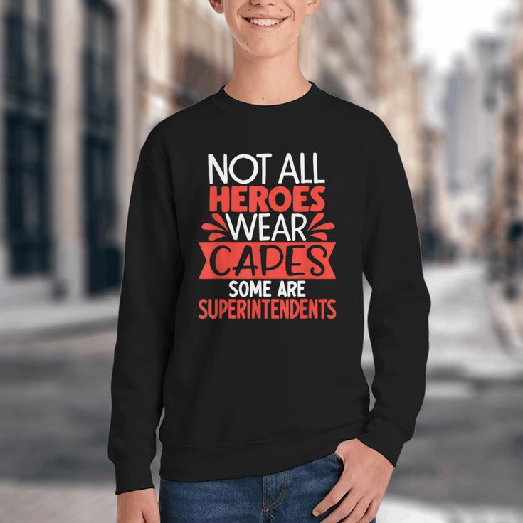 School Supervisor Manager Back To School Superintendent Youth Crewneck Sweatshirt School Supervisor Manager Back To School Superintendent Youth Crewneck Sweatshirt