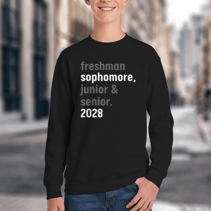 Sophomore Class Of 2028 Shirt Back To School High School Tee Youth Crewneck Sweatshirt Sophomore Class Of 2028 Shirt Back To School High School Tee Youth Crewneck Sweatshirt