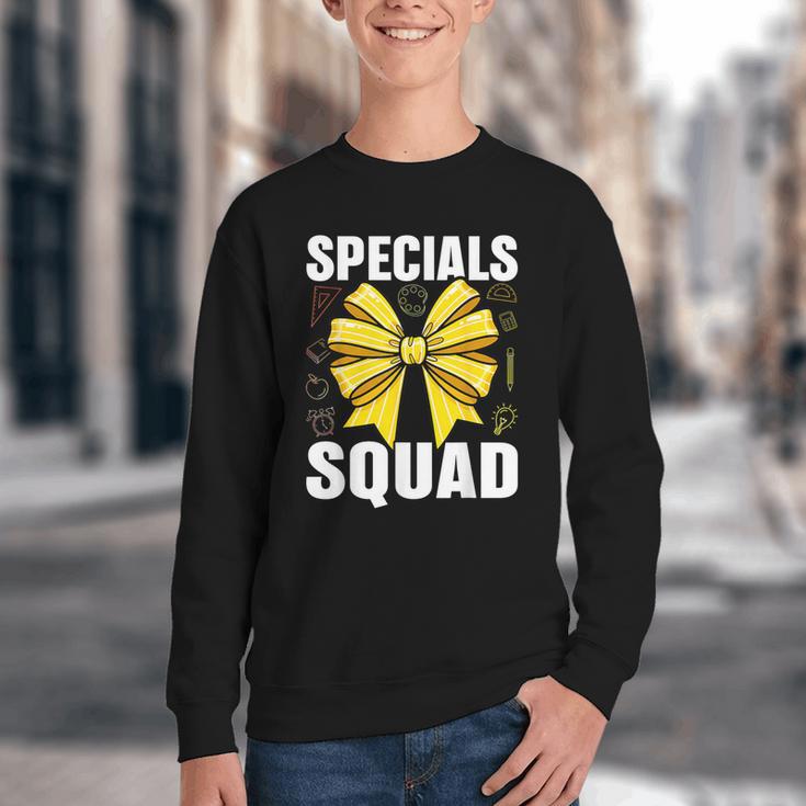 Specials Squad Tie Dye Back To School Women Appreciation Youth Crewneck Sweatshirt