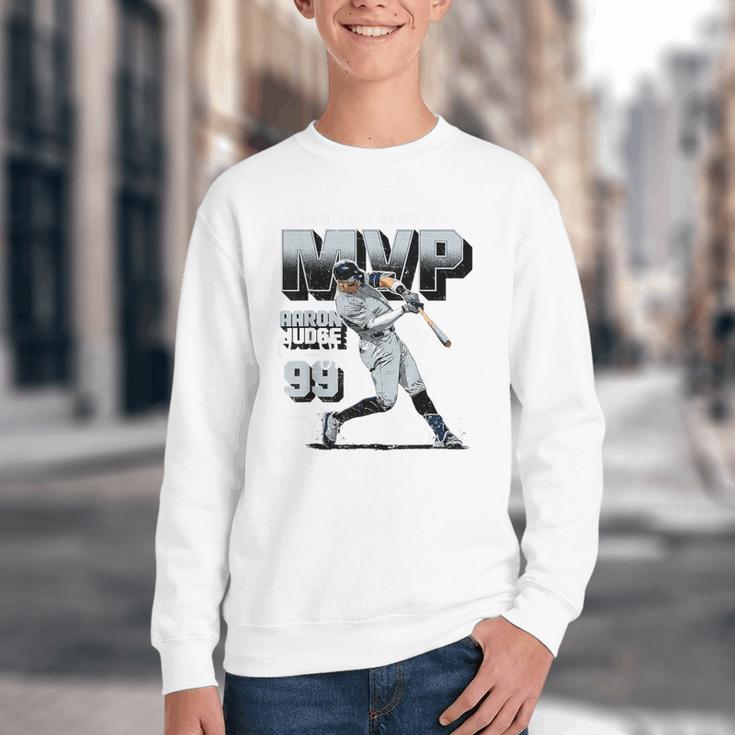 Aaron Judge New York Y Baseball 2025 AL MVP MLBAJMVPM Youth Crewneck Sweatshirt