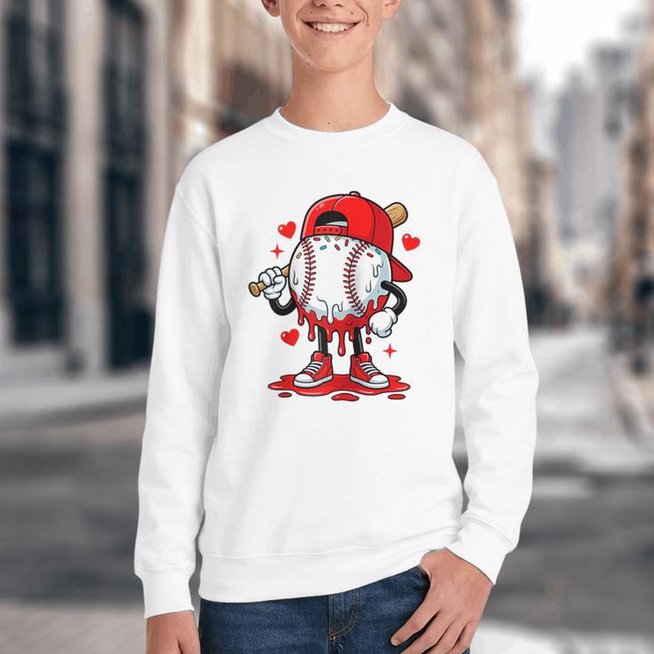 Baseball Drip Icecream Apparel Youth Boy Valentine Raglan Baseball Tee Youth Crewneck Sweatshirt Baseball Drip Icecream Apparel Youth Boy Valentine Raglan Baseball Tee Youth Crewneck Sweatshirt