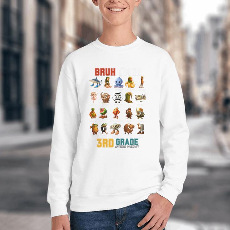 Bruh I’m In 3rd Grade Back To School Italian Brainrot Premium Tri-Blend Youth Crewneck Sweatshirt Bruh I’m In 3rd Grade Back To School Italian Brainrot Premium Tri-Blend Youth Crewneck Sweatshirt
