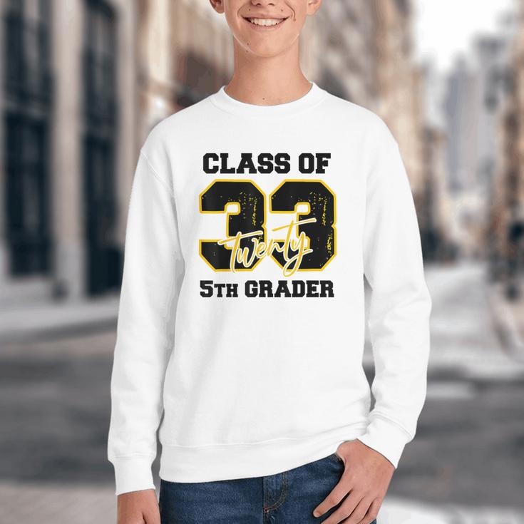 Class Of 2033 5th Grader Elementary School Back To School Youth Crewneck Sweatshirt Class Of 2033 5th Grader Elementary School Back To School Youth Crewneck Sweatshirt