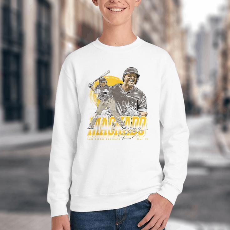 Manny Machado San Diego MLB Baseball Players MLBMMA302N Youth Crewneck Sweatshirt Manny Machado San Diego MLB Baseball Players MLBMMA302N Youth Crewneck Sweatshirt