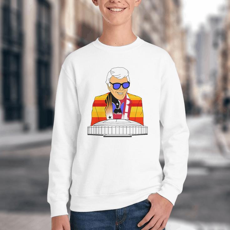 Marvin Zindler Houston Soccer Football Basketball Baseball Premium Tri-Blend Youth Crewneck Sweatshirt Marvin Zindler Houston Soccer Football Basketball Baseball Premium Tri-Blend Youth Crewneck Sweatshirt