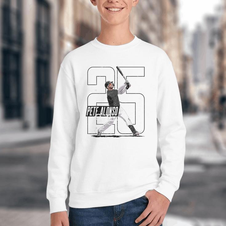 Pete Alonso Baltimore Baseball Players MLBPAL203M Youth Crewneck Sweatshirt