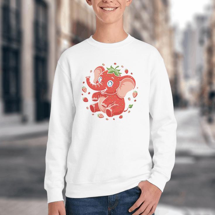Strawberry Elephant Italian Brainrot Meme Back To School Comfort Colors Crop Top Youth Crewneck Sweatshirt Strawberry Elephant Italian Brainrot Meme Back To School Comfort Colors Crop Top Youth Crewneck Sweatshirt