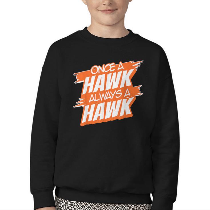 Always A Hawk Back To School Spirit O Youth Crewneck Sweatshirt