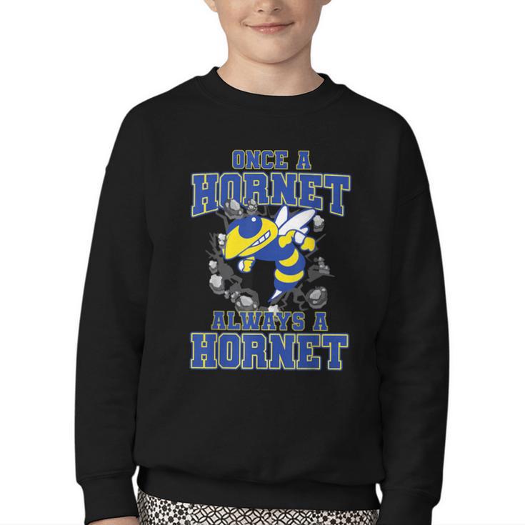 Always A Hornet Back To School Spirit BY Youth Crewneck Sweatshirt