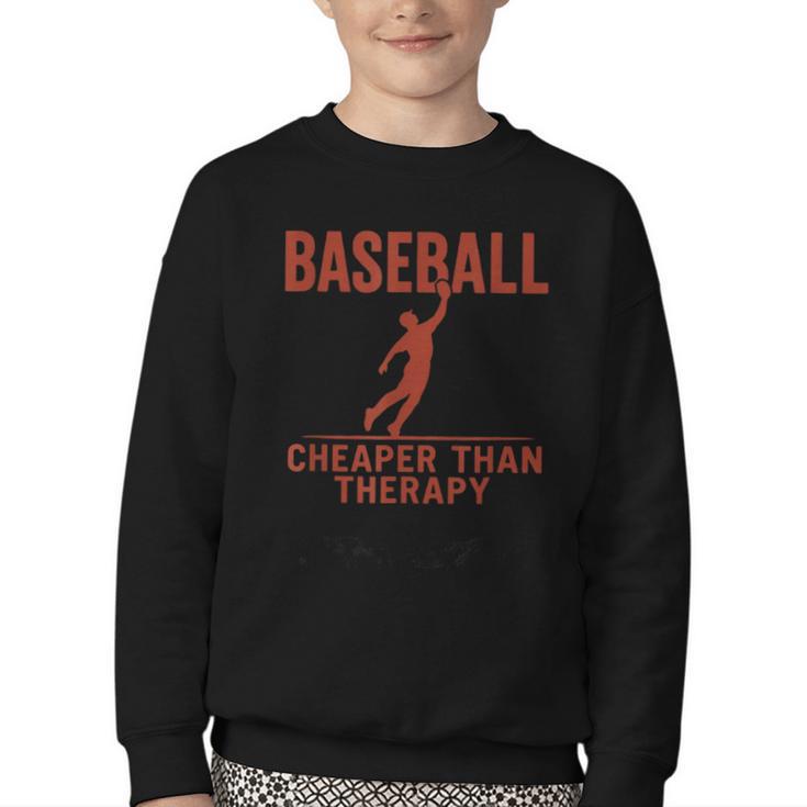 Baseball Tee For Men Women Youth Crewneck Sweatshirt