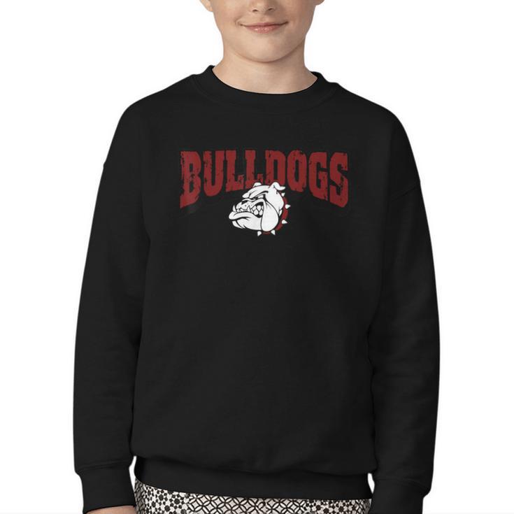 Bulldogs Back To School Spirit M Youth Crewneck Sweatshirt