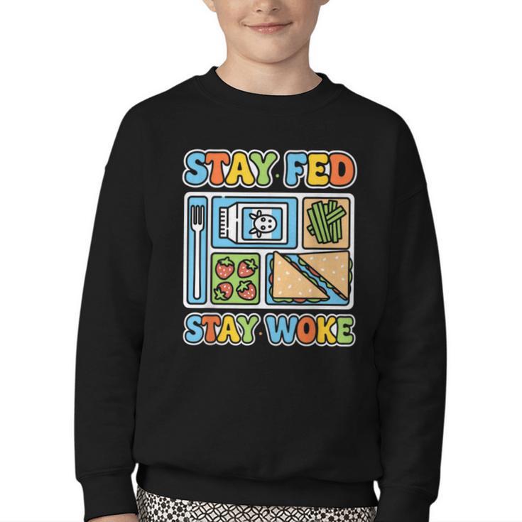 Cafeteria Crew Tour Welcome Back To School Lunch Lady Youth Crewneck Sweatshirt Cafeteria Crew Tour Welcome Back To School Lunch Lady Youth Crewneck Sweatshirt