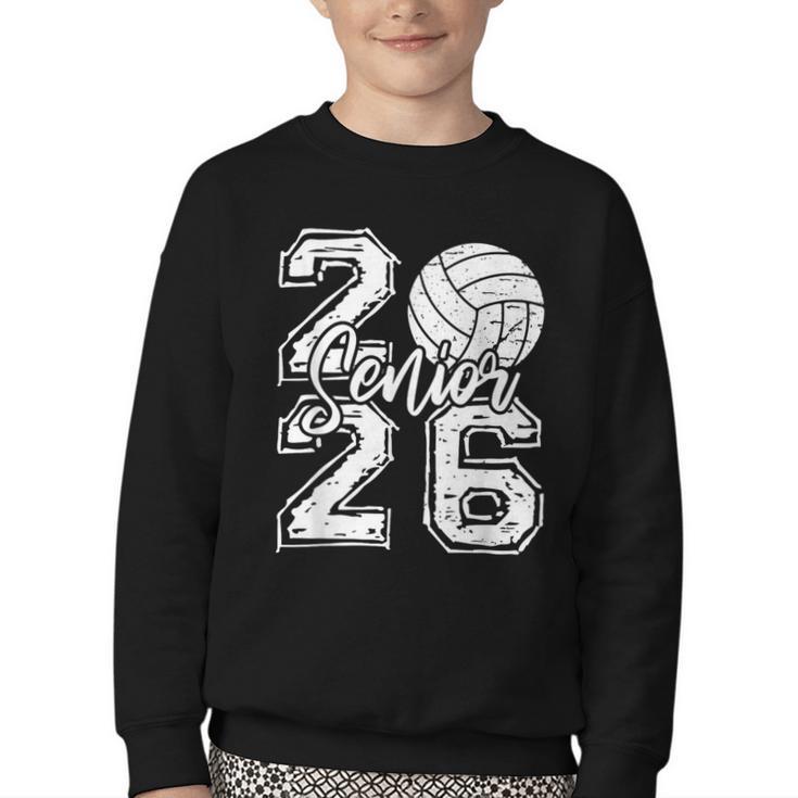 Class Of 2026 Volleyball Senior 2026 Back To School Youth Crewneck Sweatshirt Class Of 2026 Volleyball Senior 2026 Back To School Youth Crewneck Sweatshirt