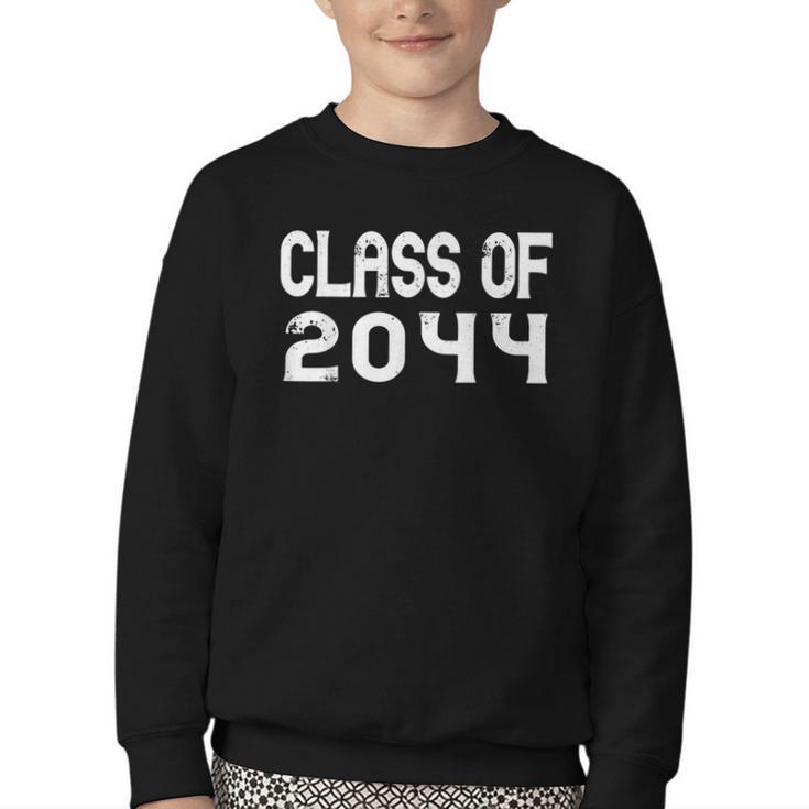 Class Of 2044 Grow With Me Graduation Back To School Youth Crewneck Sweatshirt