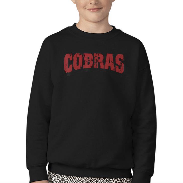 Cobras Back To School Spirit M Youth Crewneck Sweatshirt