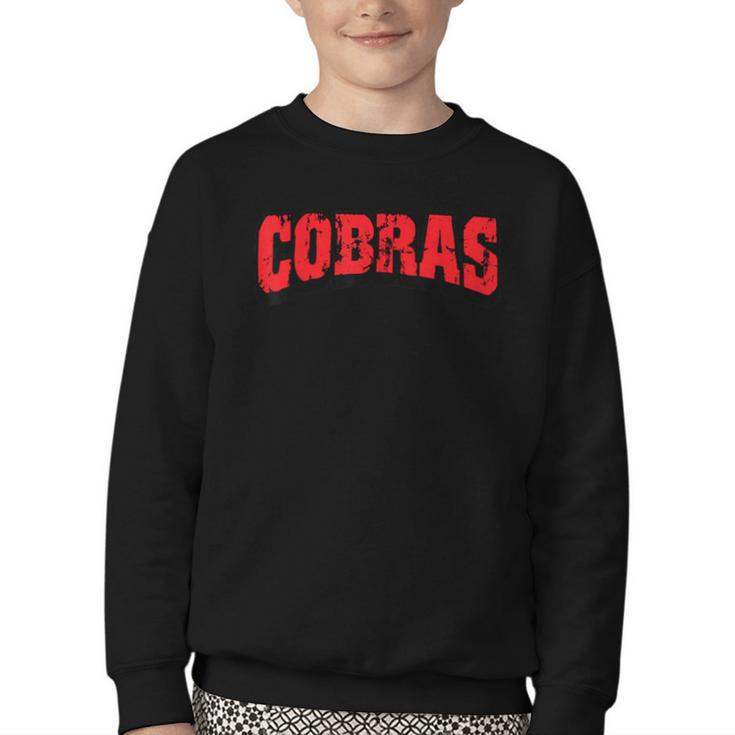 Cobras Back To School Spirit R Youth Crewneck Sweatshirt