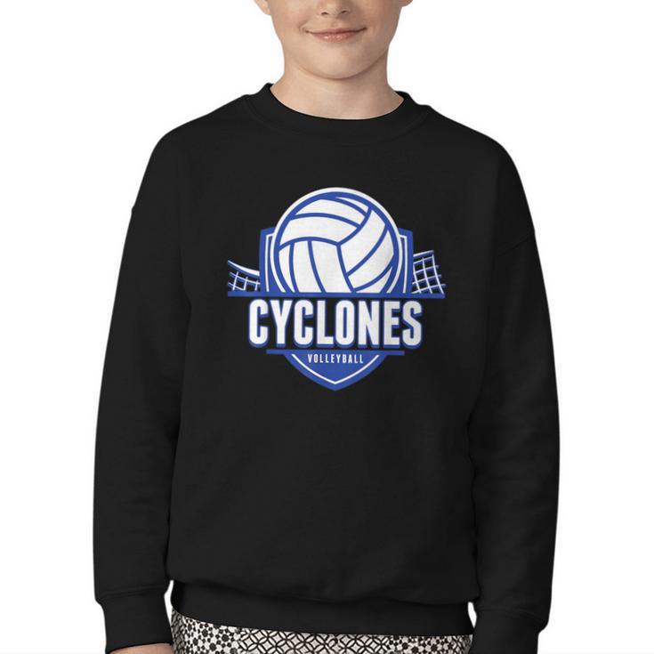 Cyclones Volleyball Back To School Spirit B Youth Crewneck Sweatshirt