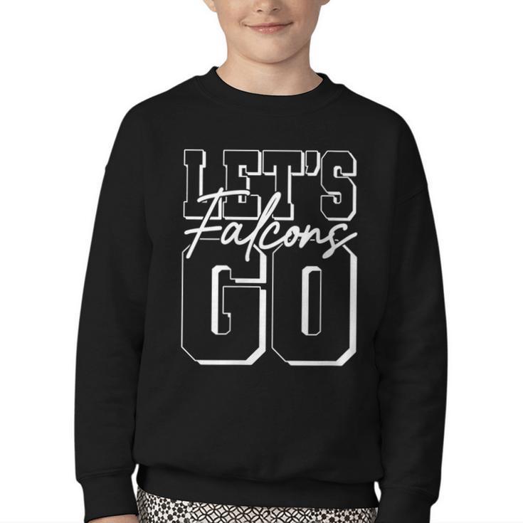 Falcon Back To School Spirit Youth Crewneck Sweatshirt