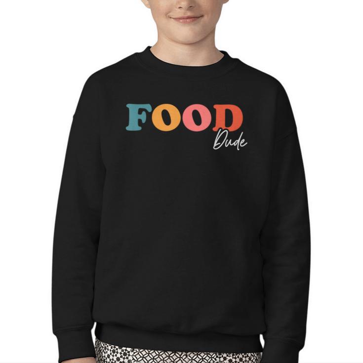 Food Dude Boho Sweet Lover By Food Dude For Back To School Youth Crewneck Sweatshirt