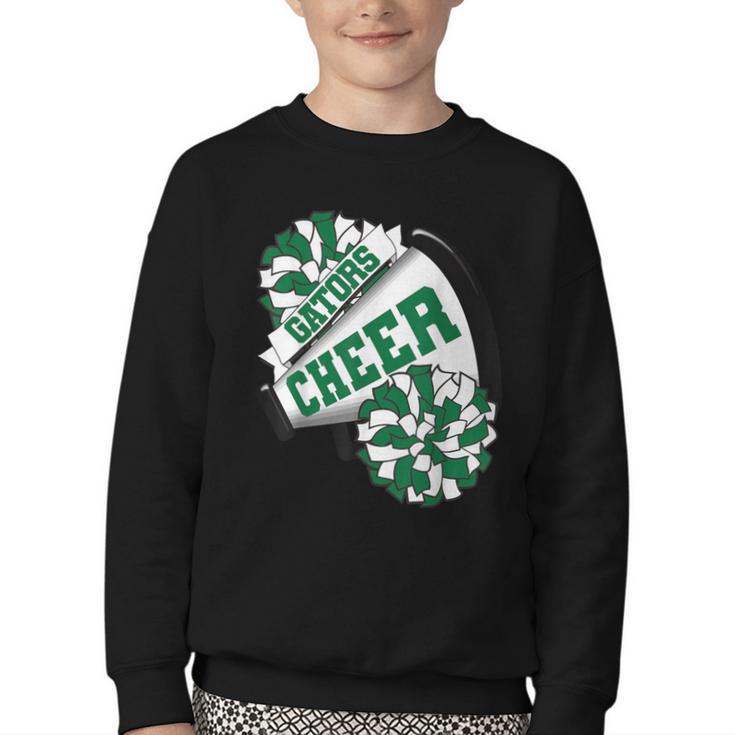 Gators Cheer Back To School Cheerleading Spirit G Youth Crewneck Sweatshirt