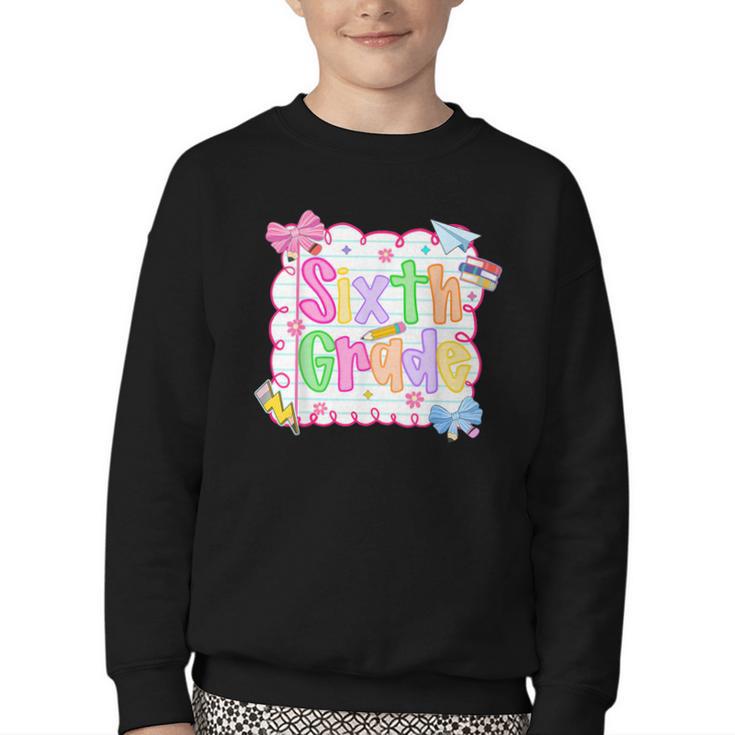 HUGvyn Back To School Youth Crewneck Sweatshirt