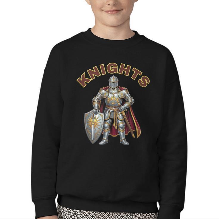 Knights Back To School Spirit Youth Crewneck Sweatshirt