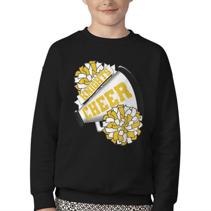 Knights Cheer Back To School Cheerleading Spirit GY Youth Crewneck Sweatshirt