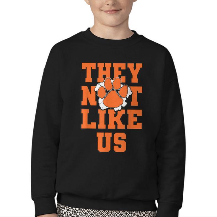 Not Like Tigers Back To School Spirit O Youth Crewneck Sweatshirt