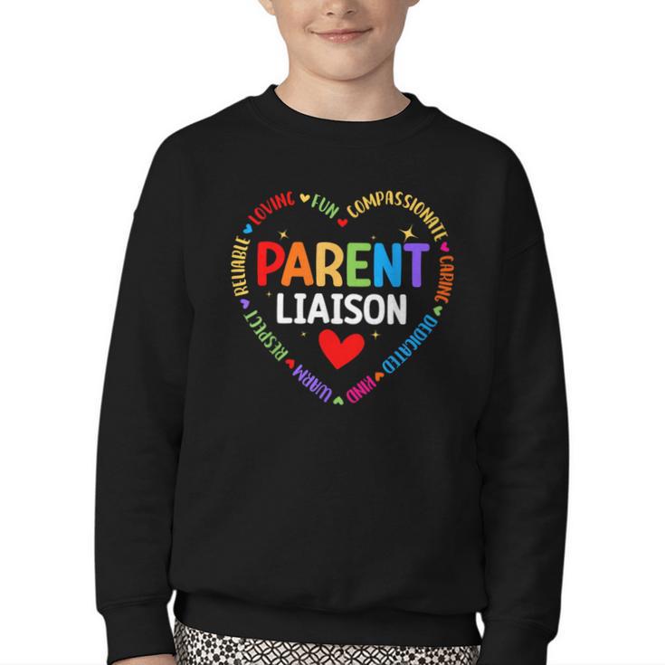 Parent Liaison Appreciation Week Back To School PTA Youth Crewneck Sweatshirt