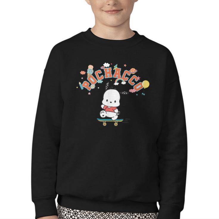Pochacco Back To School Youth Crewneck Sweatshirt Pochacco Back To School Youth Crewneck Sweatshirt