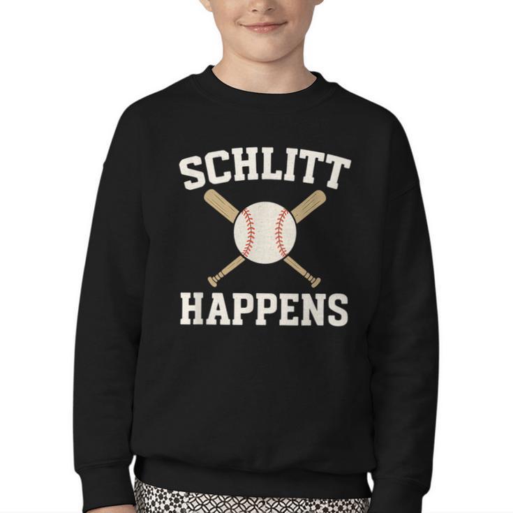 Schlitt Happens Baseball Apparel Love The Bronx Youth Crewneck Sweatshirt