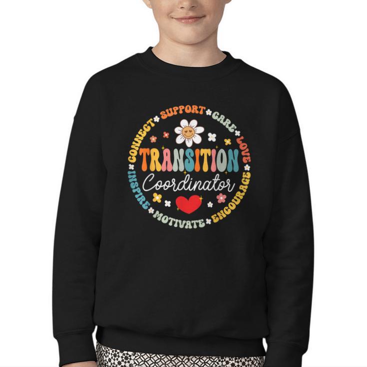 Transition Coordinator Appreciation Week Back To School Youth Crewneck Sweatshirt