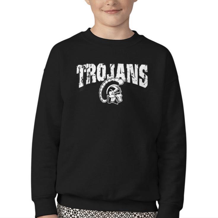 Trojan Back To School Spirit Youth Crewneck Sweatshirt