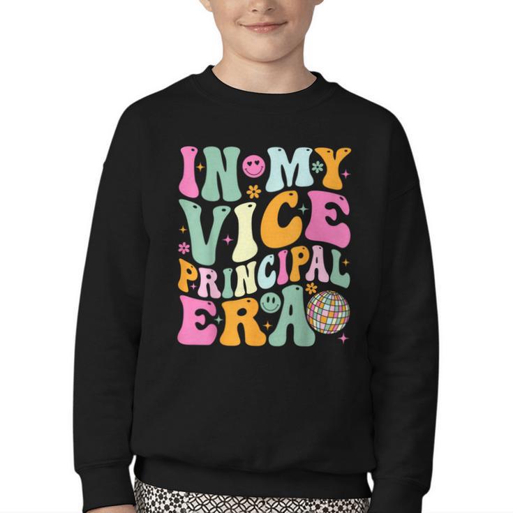 In My Vice Principal Era Back To School Vice Principal Youth Crewneck Sweatshirt