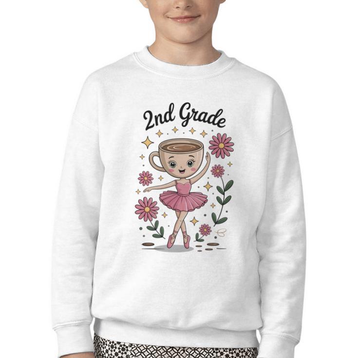Back To School Italian Brainrot Second Grade Performance Youth Crewneck Sweatshirt