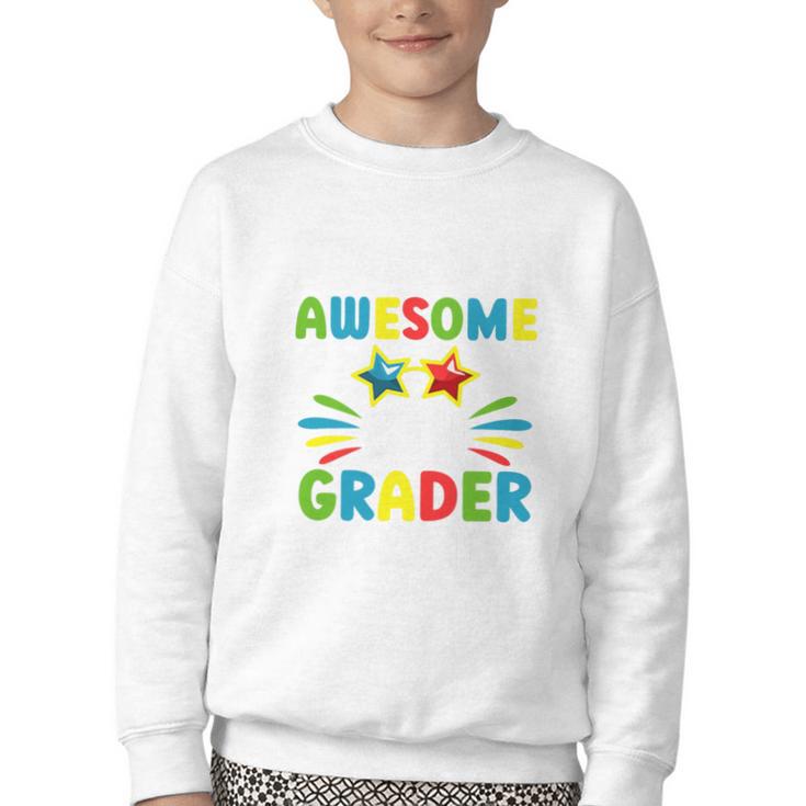 Back To School Sixth Grade Shirt First Day Boys Girls Kids Premium Tri-Blend Youth Crewneck Sweatshirt