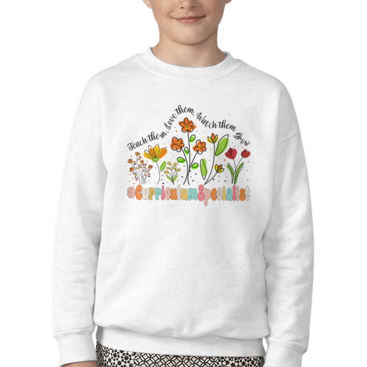 Curriculum Specialist Appreciation Week Back To School Youth Crewneck Sweatshirt
