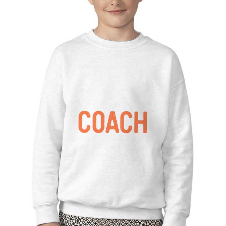 Eat Sleep Coach Repeat Shirt Men Women Baseball Lover Youth Crewneck Sweatshirt