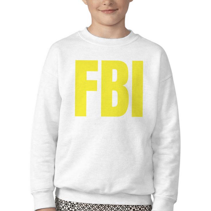 FBI Frequent Bathroom Inspector Back To School Youth Crewneck Sweatshirt