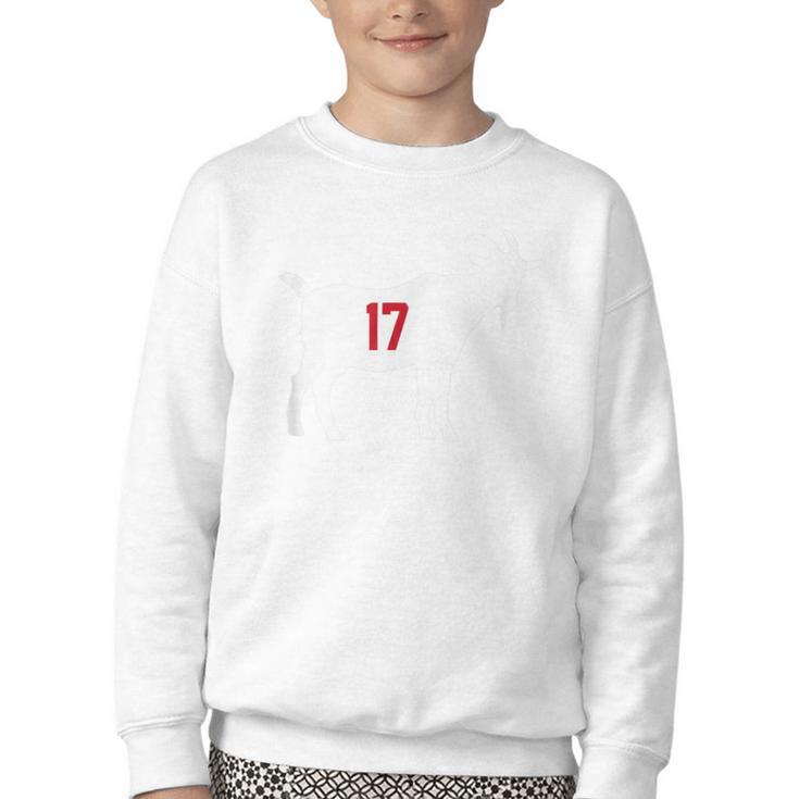 Lovers Baseball Goat 17 Apparel Men Women Kids Youth Crewneck Sweatshirt