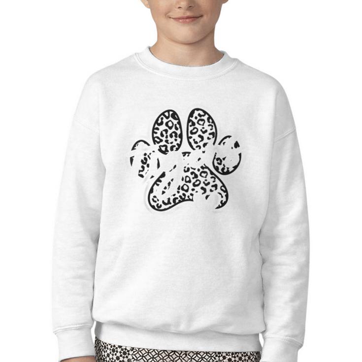 Vintage Tigers School Spirit Team Pride Back To School Youth Crewneck Sweatshirt