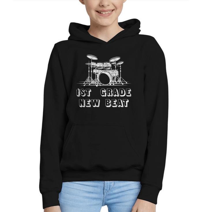 1st Grade New Beat Music And Dumb Lover Back To School Graphic Youth Hoodie