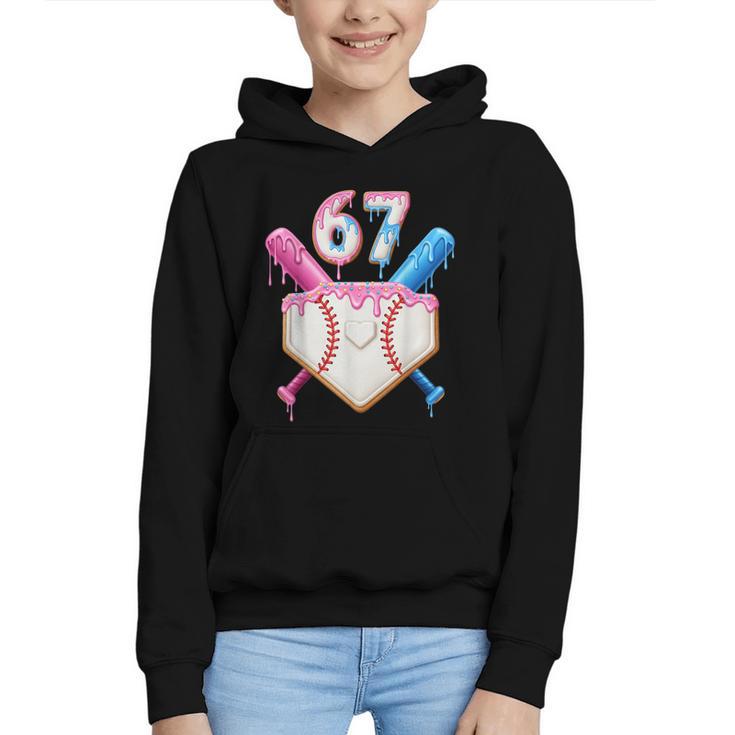 6 7 Baseball Dripping Six Seven Gen Alpha Slang Graphic Youth Hoodie