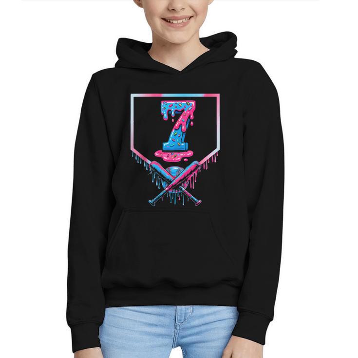 67 Six Seven Meme Baseball Ice Cream Drip 67 Gen Alpha Slang Graphic Youth Hoodie