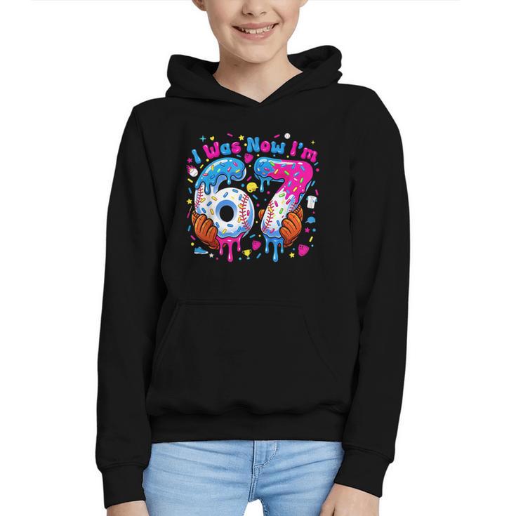 7th Birthday I Was 6 Now I'm 7 Baseball Ice Cream Drip Graphic Youth Hoodie 7th Birthday I Was 6 Now I'm 7 Baseball Ice Cream Drip Graphic Youth Hoodie