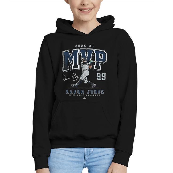Aaron Judge 2025 AL MVP New York Baseball MLBPA Graphic Youth Hoodie Aaron Judge 2025 AL MVP New York Baseball MLBPA Graphic Youth Hoodie